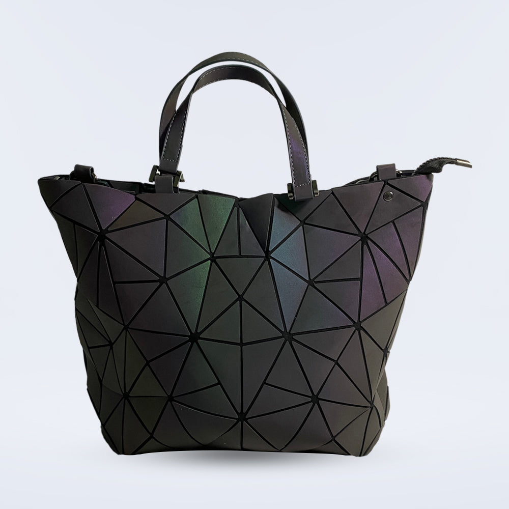 Buy URVINOUS Geometric Holographic Reflective Luminous Stylish Bag pack for  Girls, and Women for College, School and Office, Girls backpack Stylish  Latest at Amazon.in