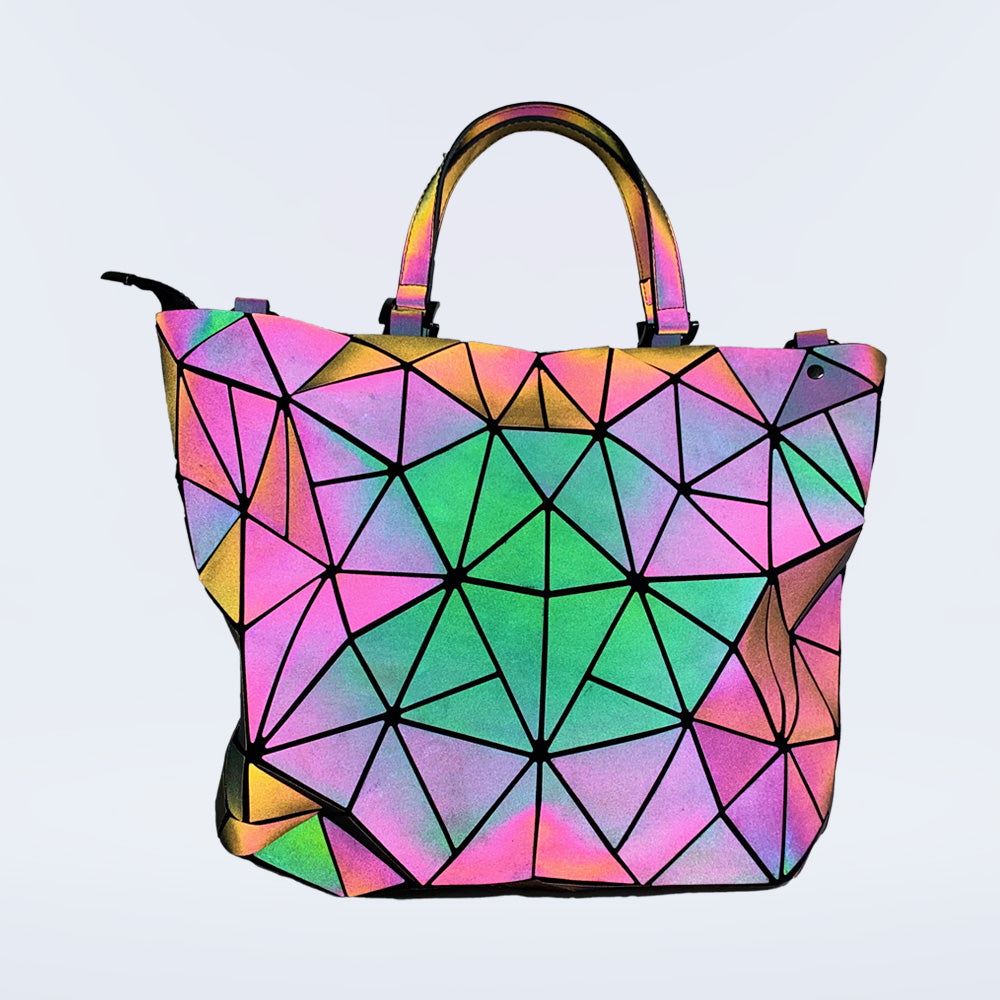 Geometric Luminous Purses and Handbags Holographic Purse Lumikay Bag Color  Change Purse Irredescent Tote